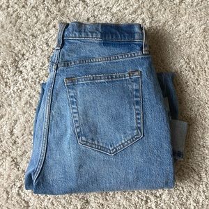 Abercrombie High Rise Curve Love Dad Jeans